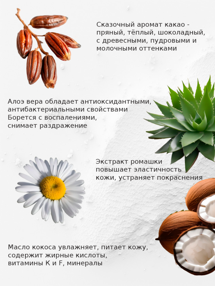 Натуральный дезодорант Какао